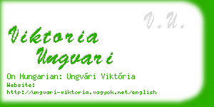 viktoria ungvari business card